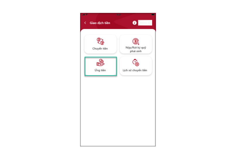 Ứng Tiền Từ Bán Chứng Khoán Trong App VPS Smartone