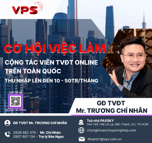 TUYỂN DỤNG CỘNG TÁC VIÊN CHỨNG KHOÁN QUÝ 03.2024